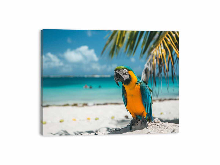 Tropical Parrot  Canvas Print