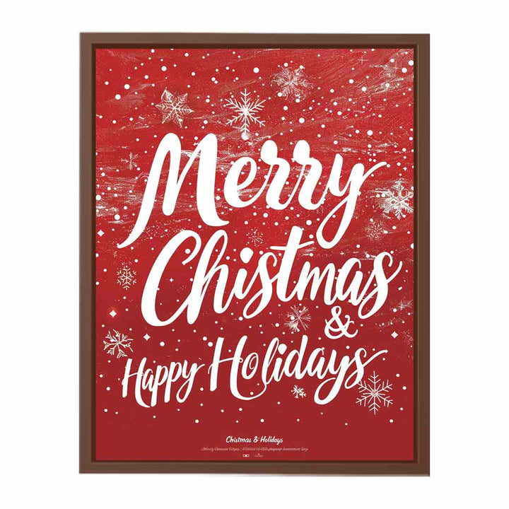 Merry Christmas & Happy Holidays  Poster