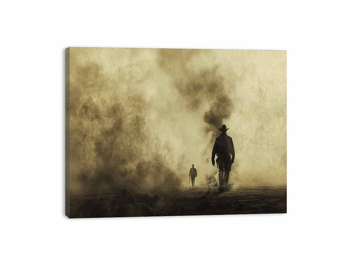 Endless Smoke Canvas Print