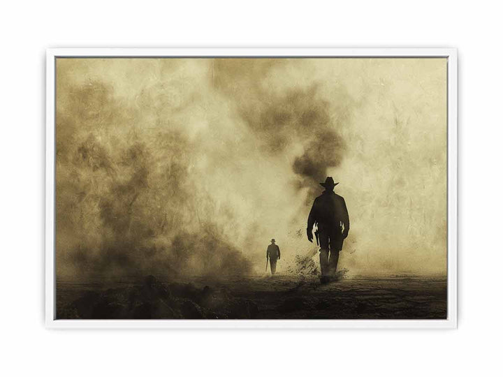 Endless Smoke Framed Print