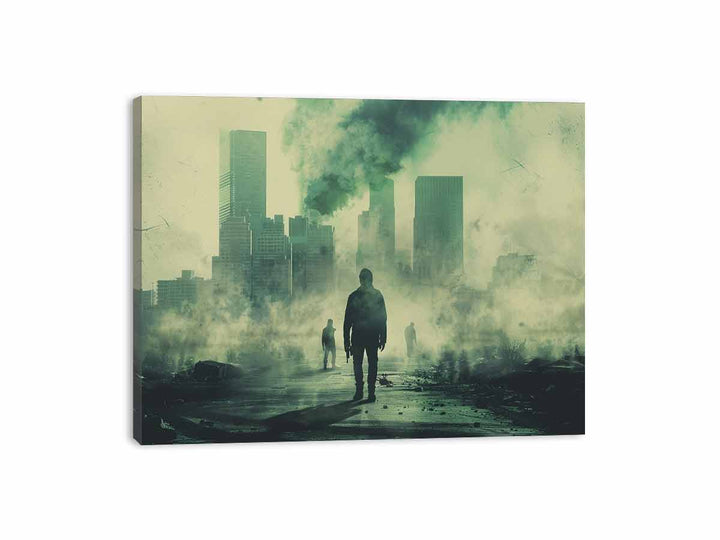 Endless Smoke  Canvas Print