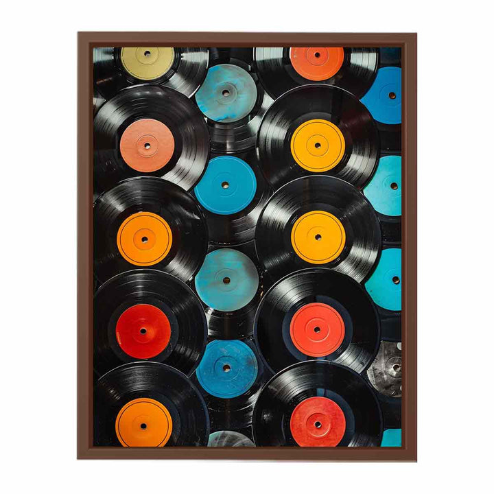 Vinyl Records Poster  Poster