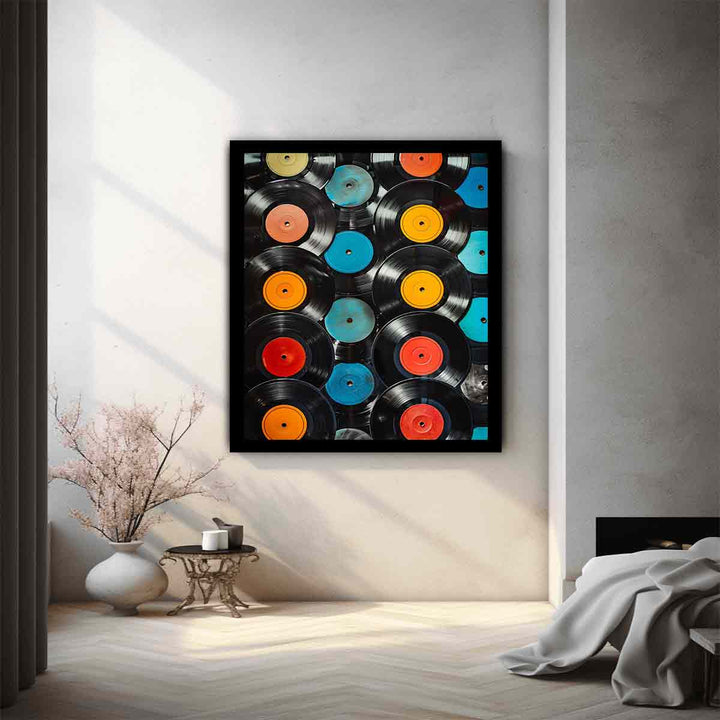 Vinyl Records Poster 