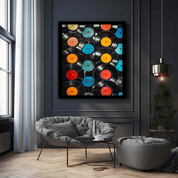 Vinyl Records Poster 