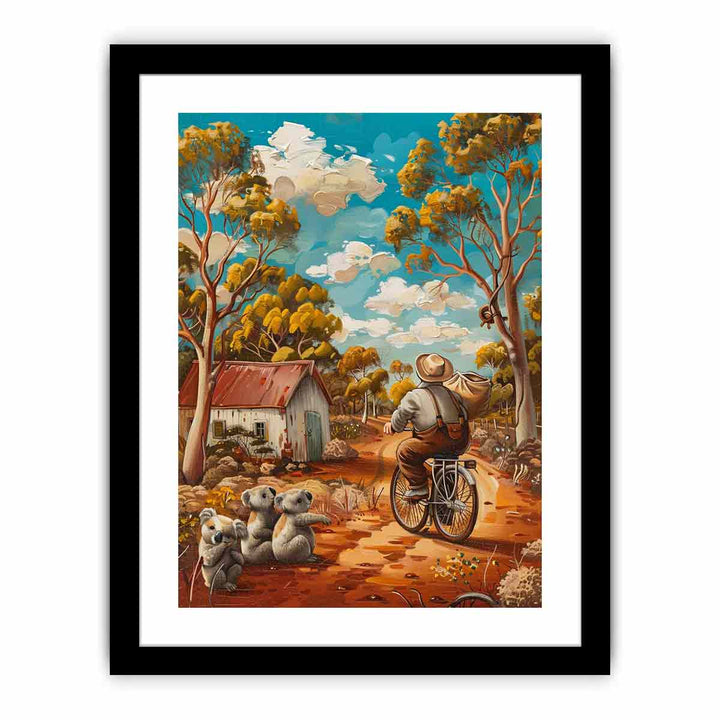 Aussie  Farmhouse   Art Print