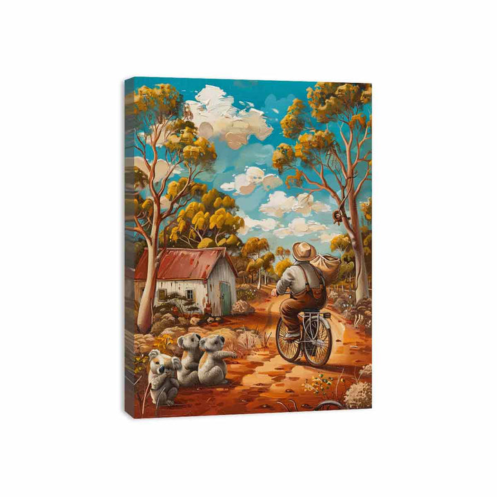 Aussie  Farmhouse  Canvas Print