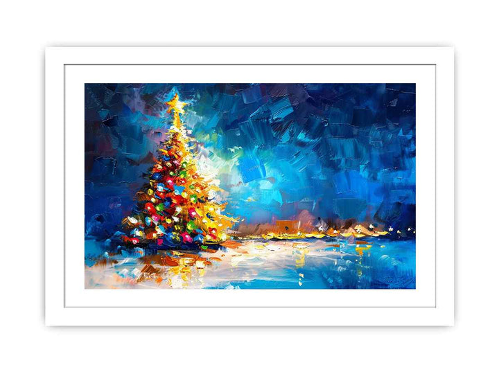 Christmas Tree Streched canvas