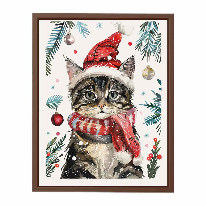 Festive Cat  Poster