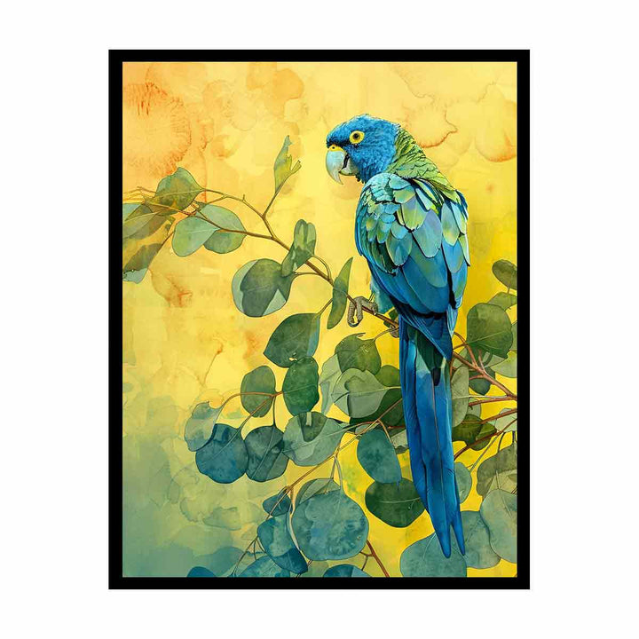 Blue Parrot   Painting