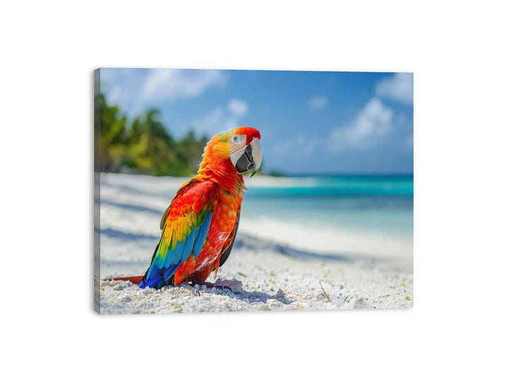 Tropical Parrot  Canvas Print