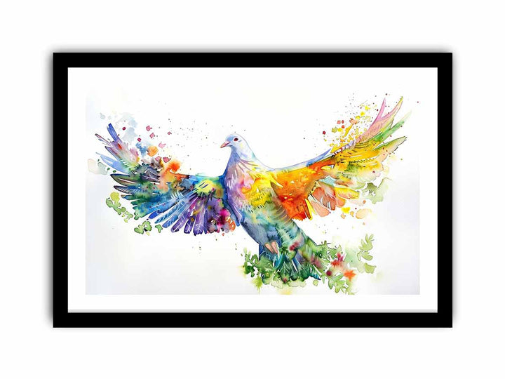 Elegant Dove   Art Print