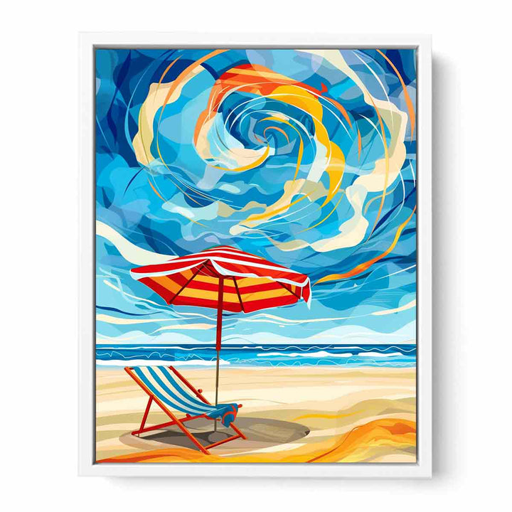 Beach Chair  Framed Print