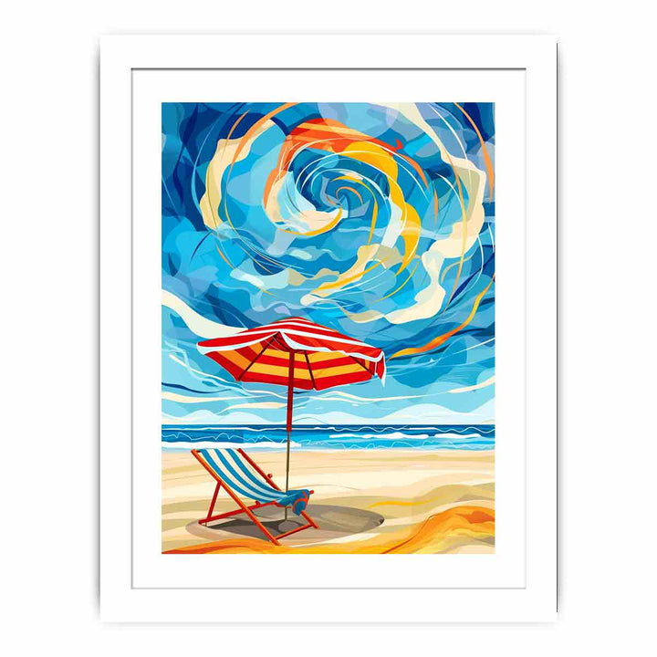 Beach Chair  Streched canvas