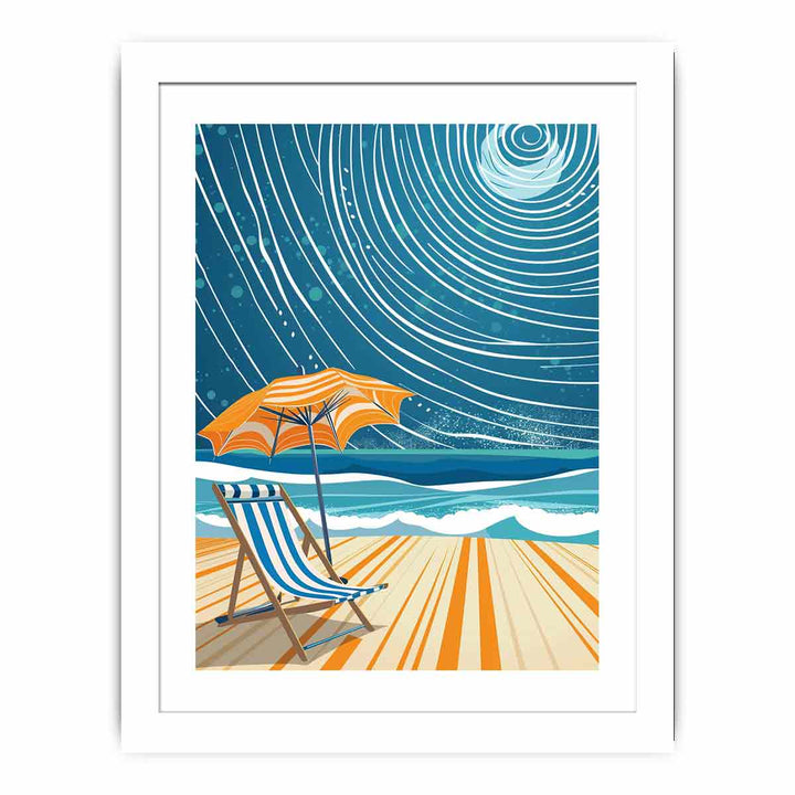 Beach Chair  Streched canvas