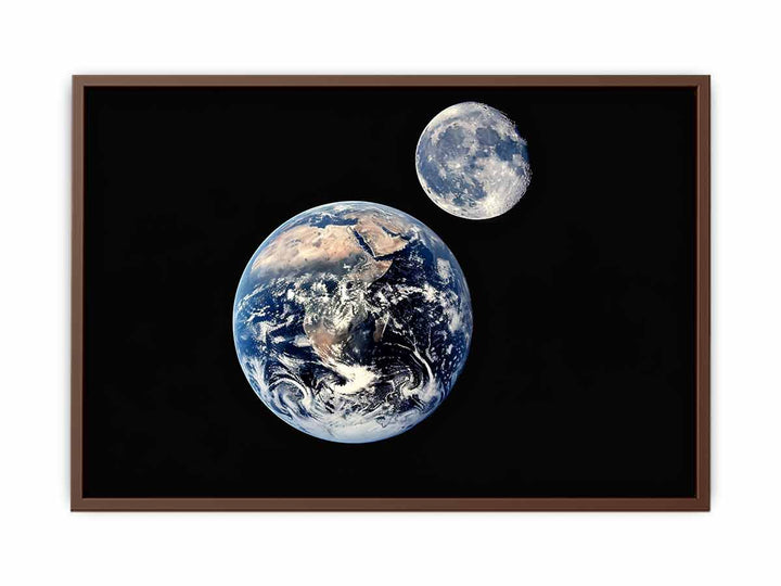 Moon & Earth   Poster