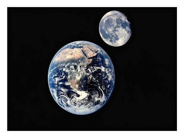 Moon & Earth 