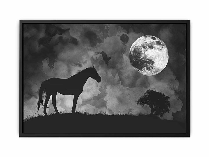Horse & Moon  Painting