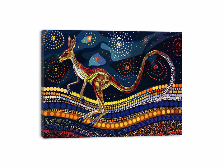 Kangaroo  Canvas Print