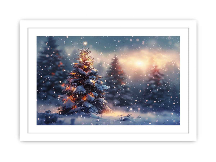 Christmas Tree Streched canvas