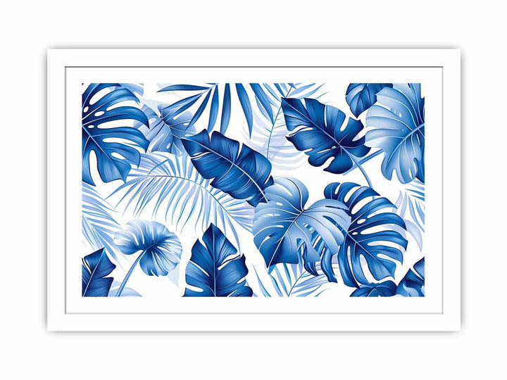 Tropical Blue Streched canvas