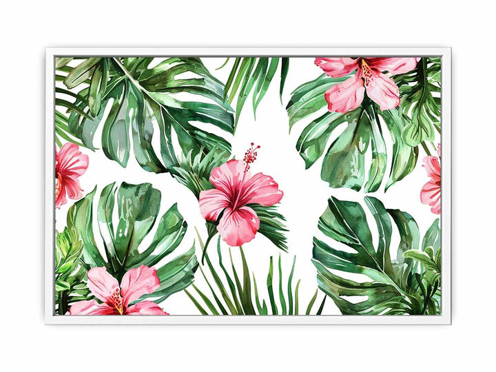 Tropical Green Framed Print