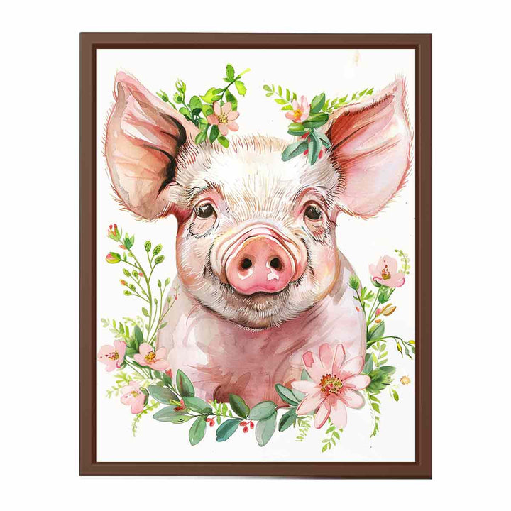 Cute Pig  Poster