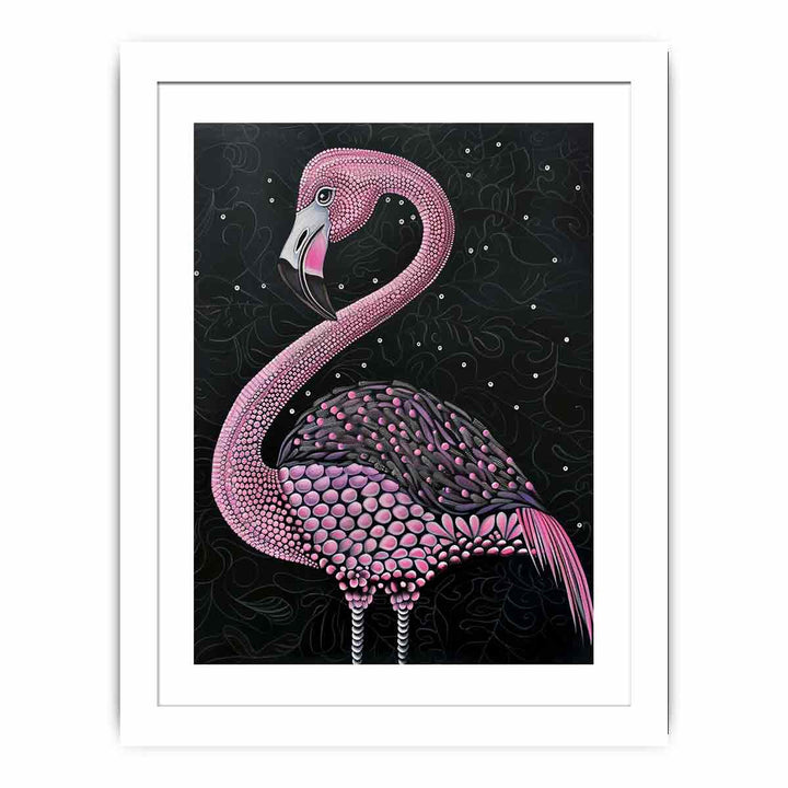 Flamingo  Streched canvas