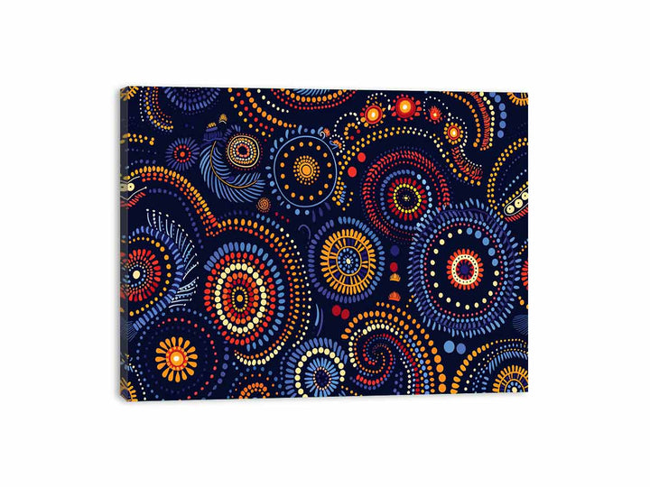 Seamless Blue Canvas Print