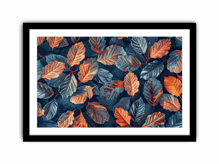 Winter Leaves  Art Print