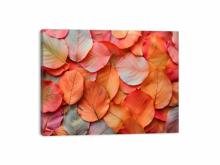 Leaves Petals Canvas Print