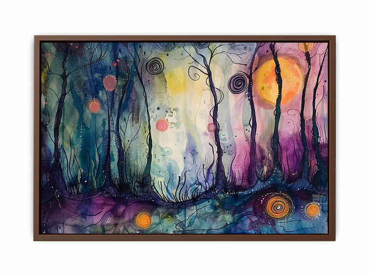 Whimsical Trees  Poster