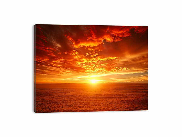 Desert Sky Canvas Print