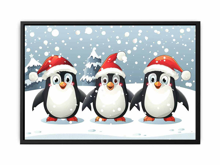 Three Penguins  Painting
