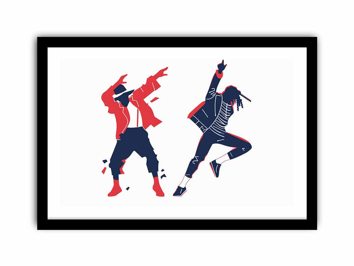 Two  Silhouettes  Art Print