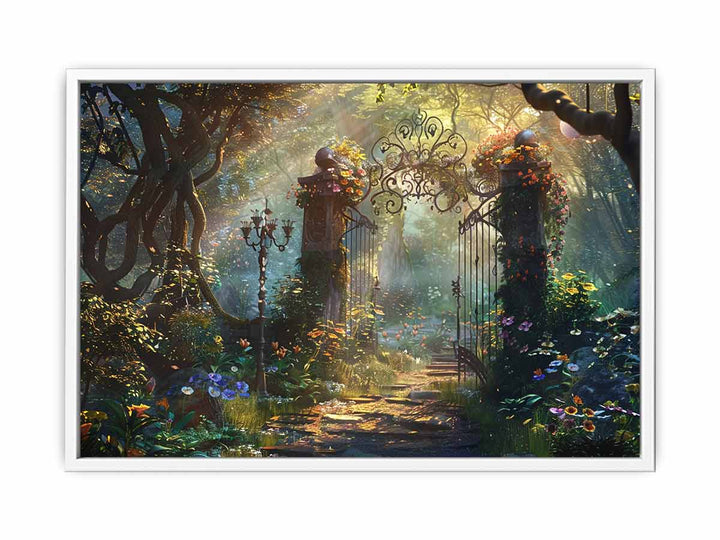 Garden Gate  Framed Print