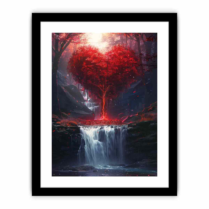 Heart Tree  Art Print