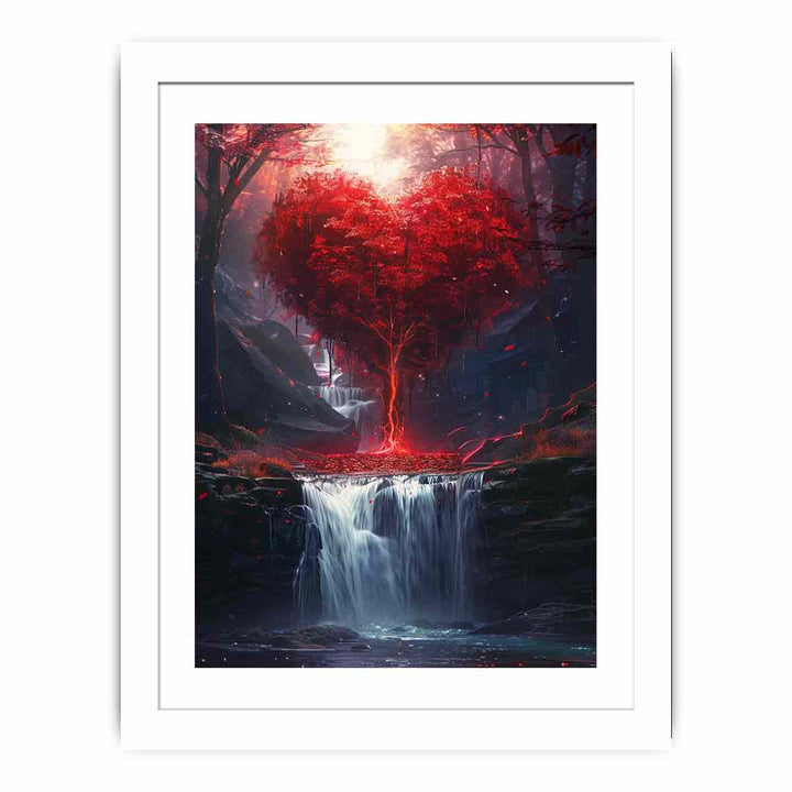 Heart Tree Streched canvas