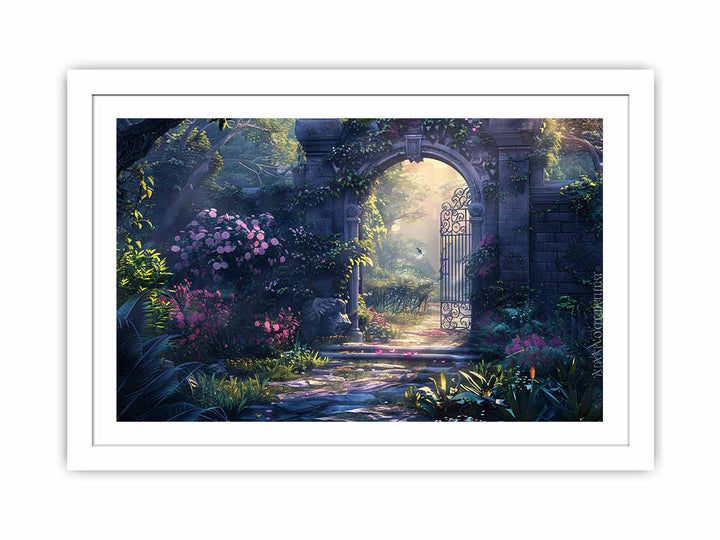 Garden Gate  Streched canvas