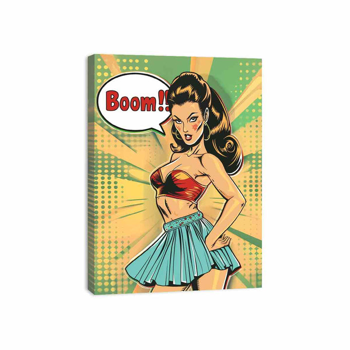 Boom  Canvas Print