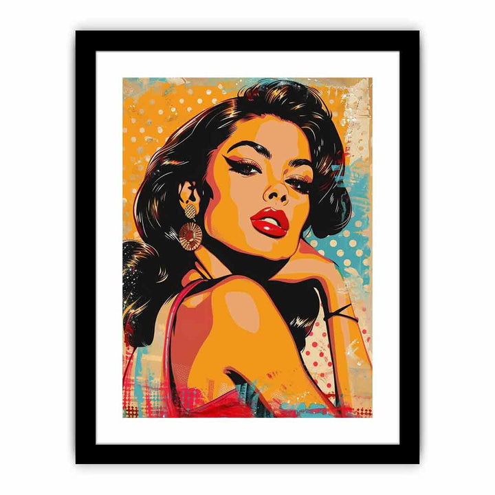 Sexy Lady  Art Print