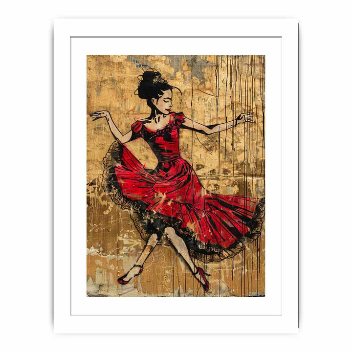 Dancing Flame Streched canvas