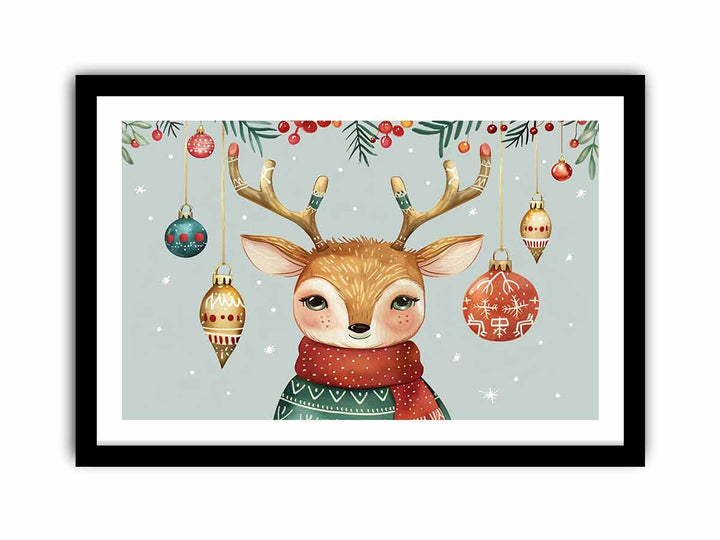 Cute Deer  Art Print