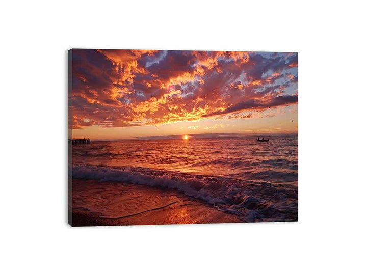 Brighton Beach  Canvas Print