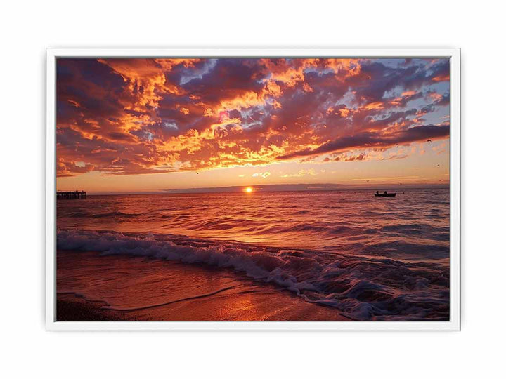 Brighton Beach  Framed Print