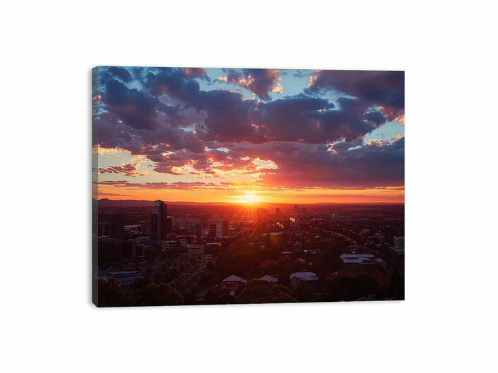 Adelaide Sunset Canvas Print