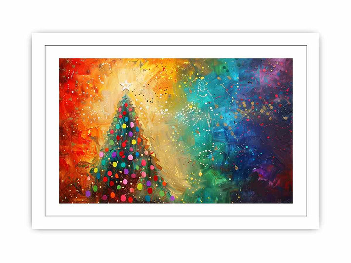 Christmas Tree Streched canvas