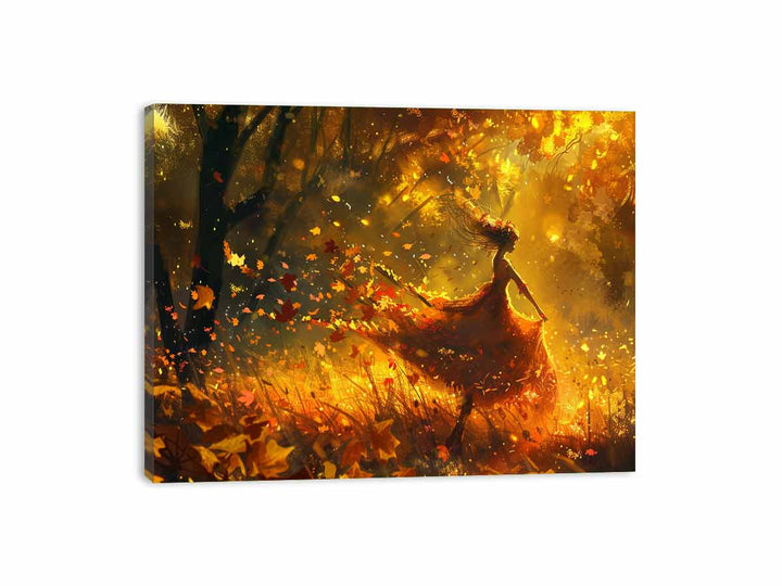 Autum Happiness Canvas Print