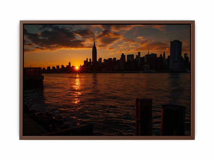 New York Sunset  Poster