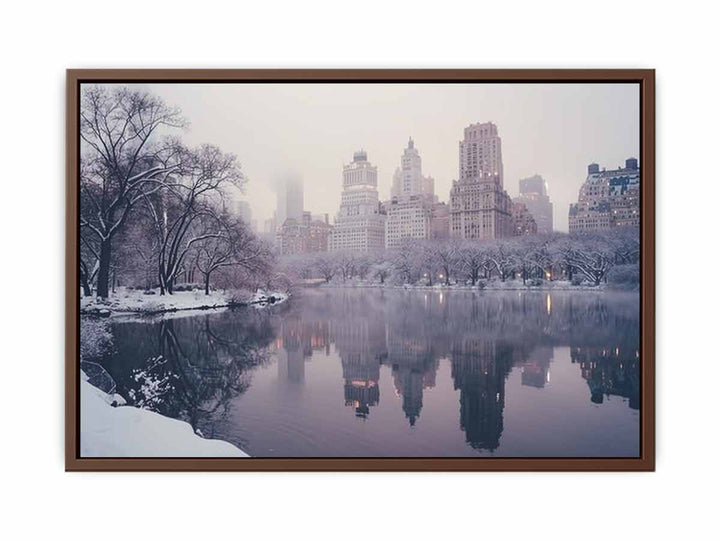 Central Park in Winter   Poster