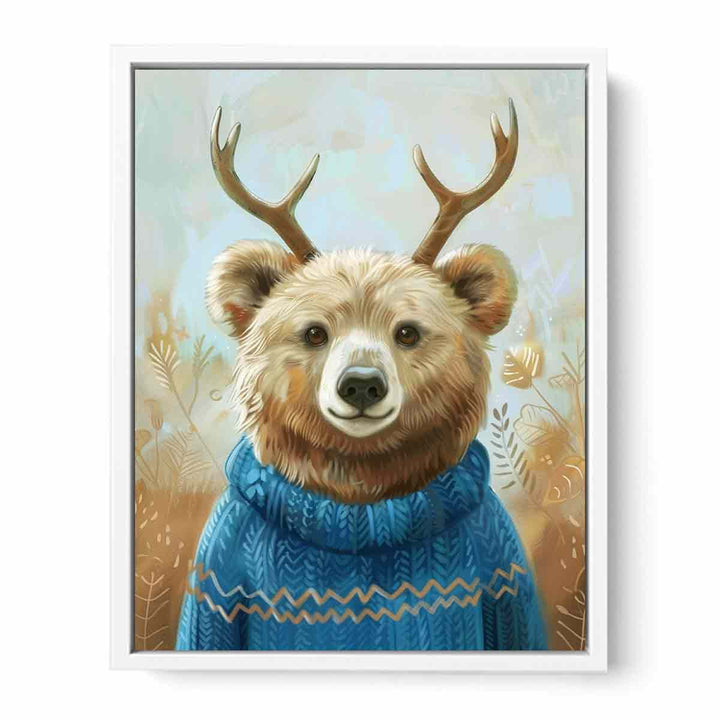 Cute Bear Framed Print